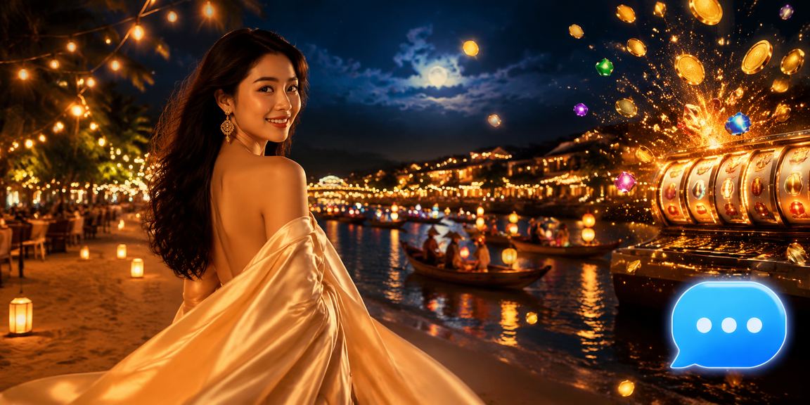 Người dùng Hội An thử tựa Slot game mới nhất trên điện thoại vào buổi chiều